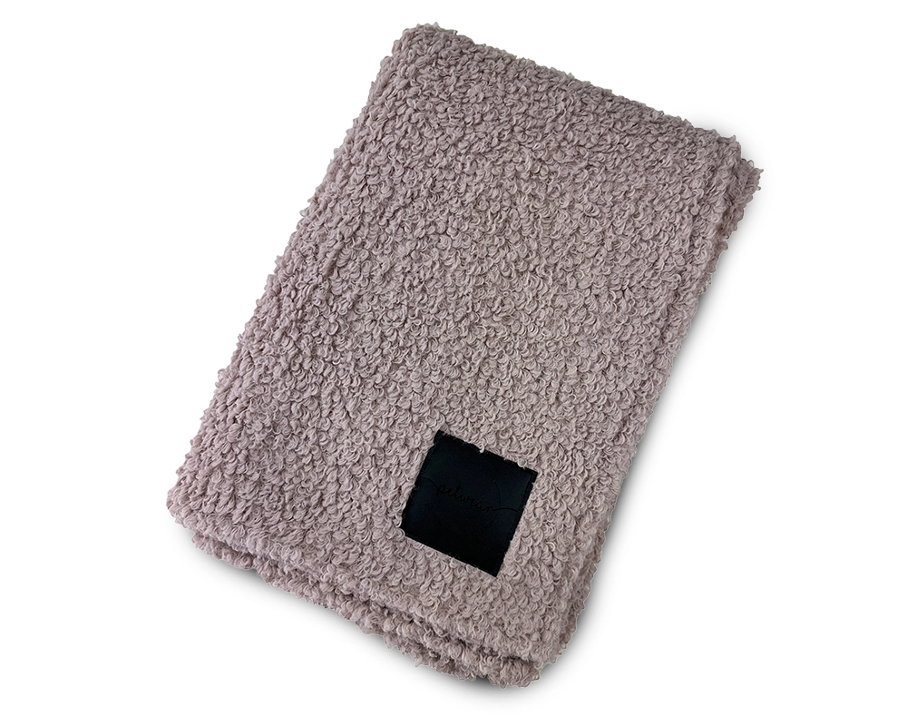 Kocyk Baranek Brudny Róż