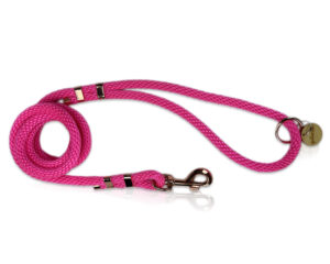 Smycz linowa neon pink 12mm